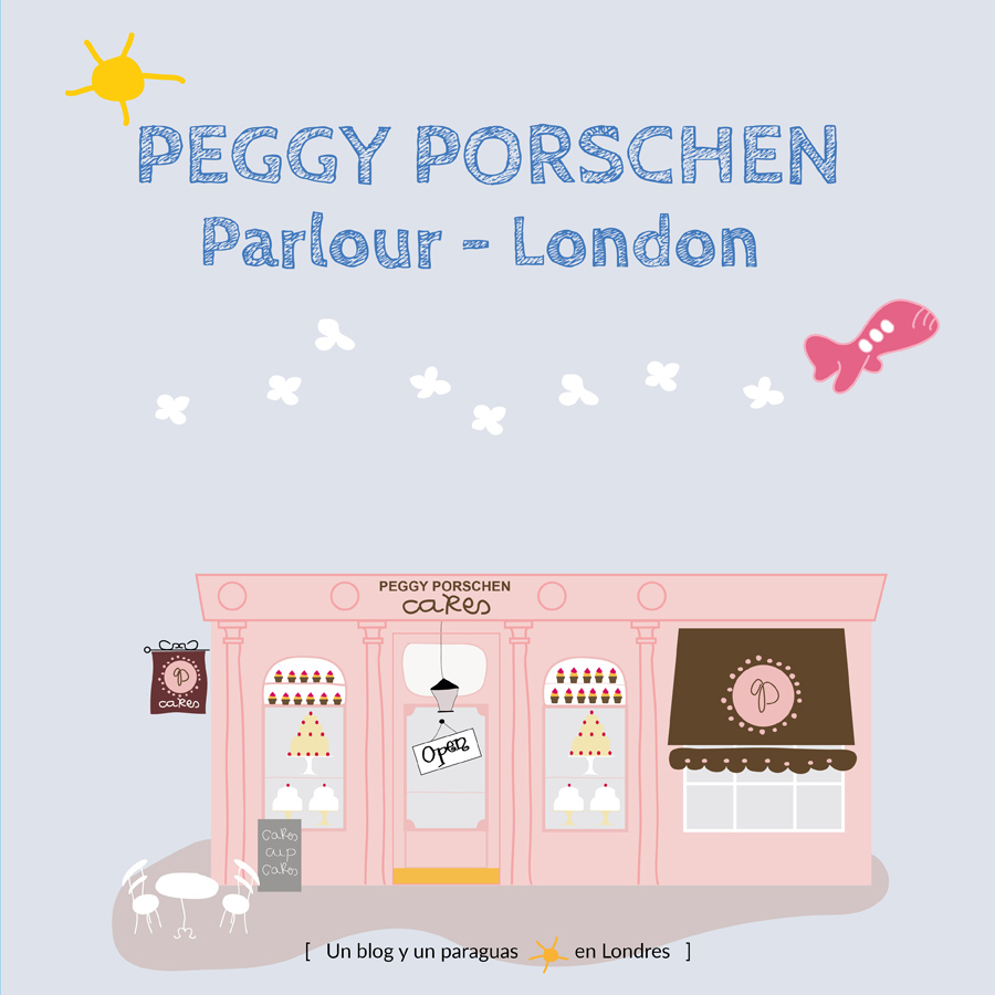 Peggy Porschen Londres Dibujo Ilustración