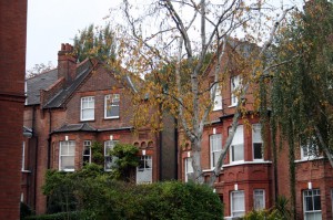 Londres en otoño casas belsize park