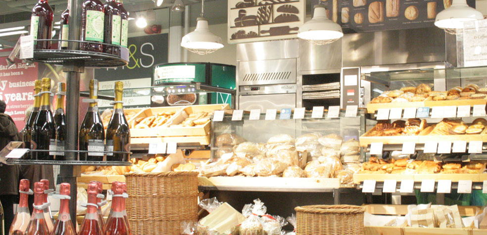 food hall de marks & Spencer Bakeri