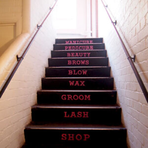 Barber & Parlour en Shoreditch Escalera peluquería