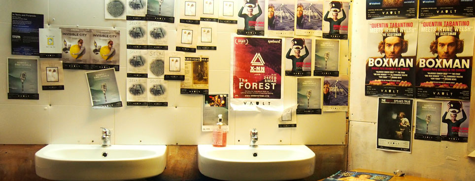 teatro en The Vaults baño