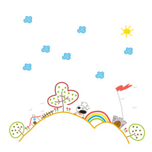 Dibujo para niños El campo