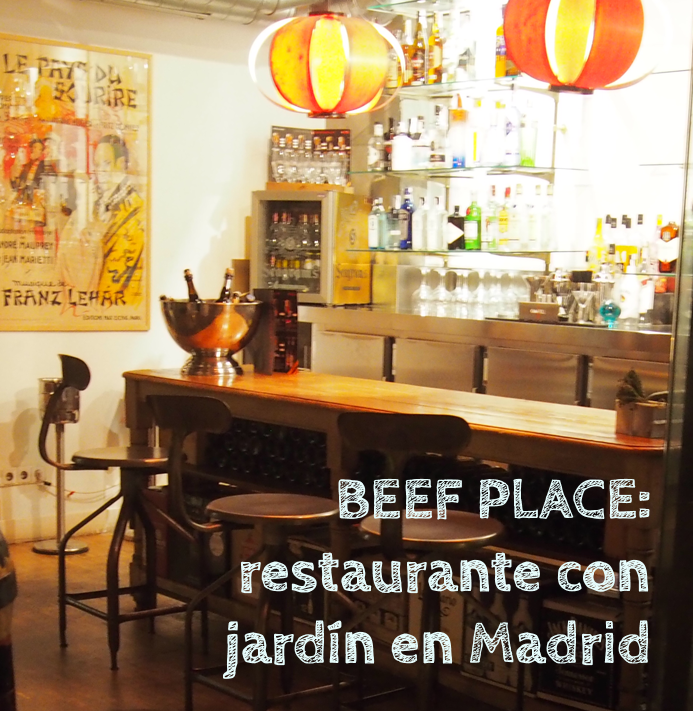 beef place restaurante con jardín en Madrid
