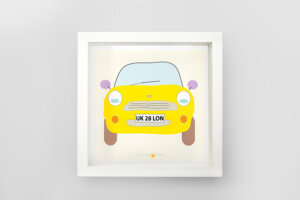 Lámina dibujos mini cooper