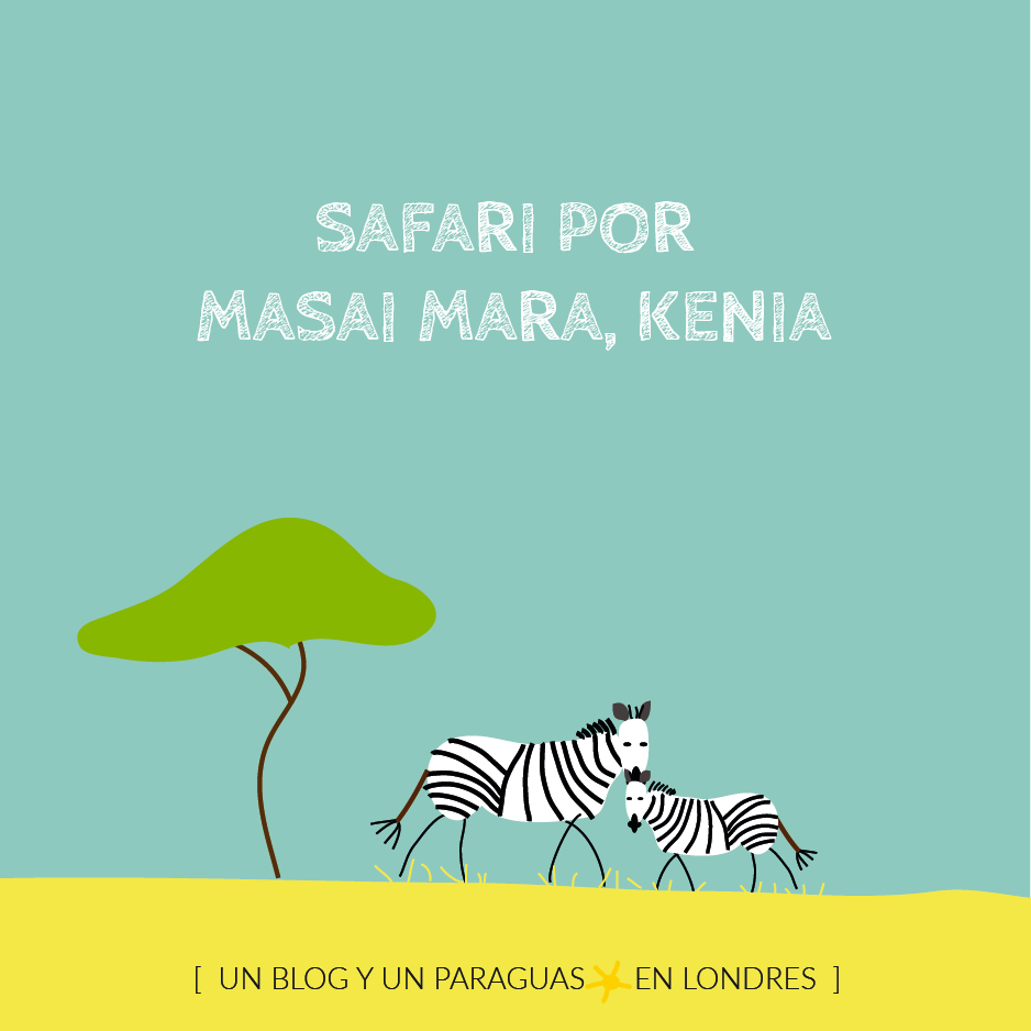 Ilustración Safari Masai Mara